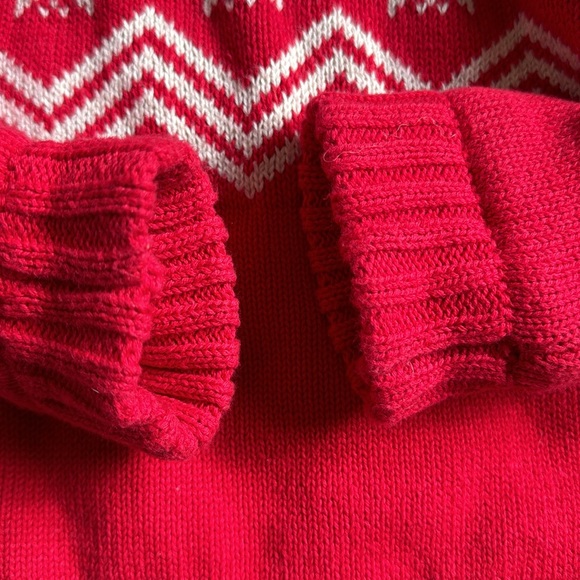 Hanna Andersson Holiday Sweater Zip Up Hoodie - Picture 5 of 5